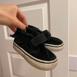 Vans suede fringe kids shoes
